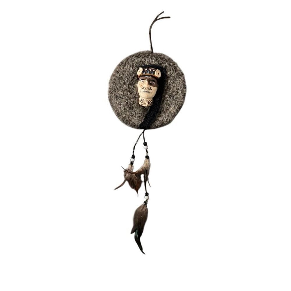 Vintage Native American Warrior Dream Catcher